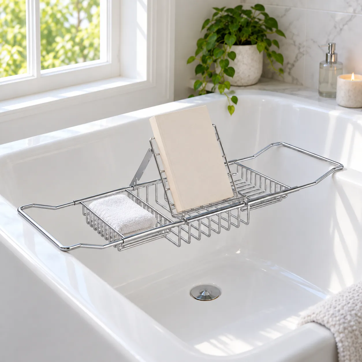 Elodie Bath Caddy / shown in use