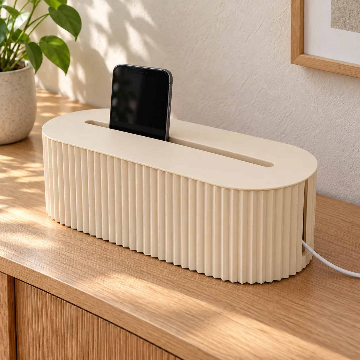 Delamere Cable Organizer Box — use