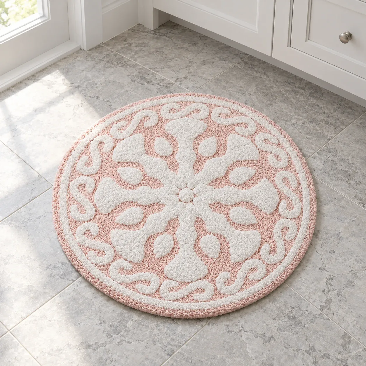 Cressida Medallion Bath Rug: complete selected product