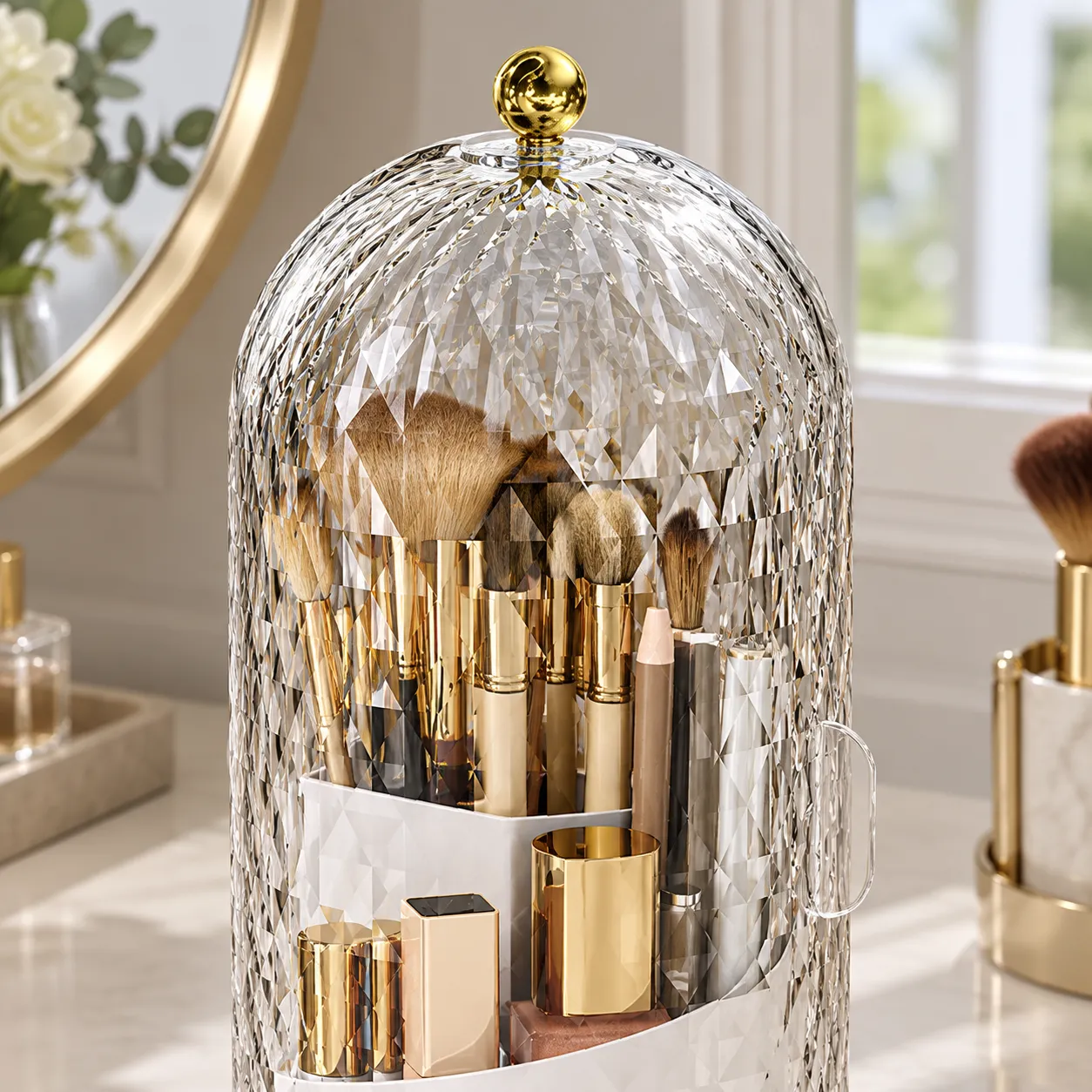 Lyra Brush Organizer / construction detail