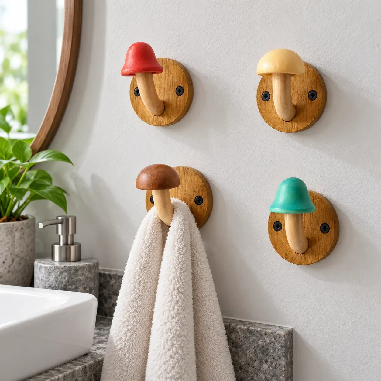 Woodland Cap Hooks: product in use