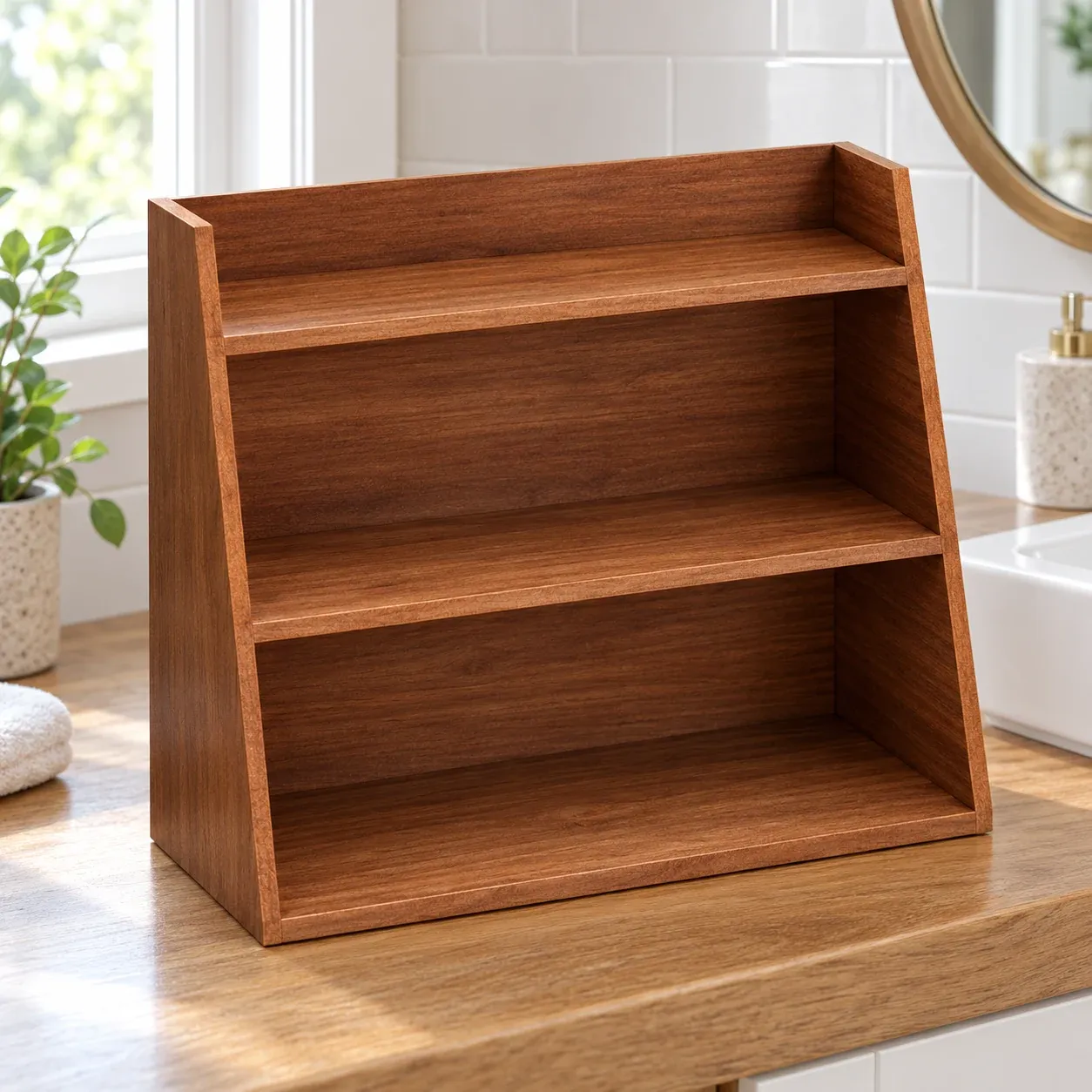 Vera Vanity Shelf - Brown - complete item