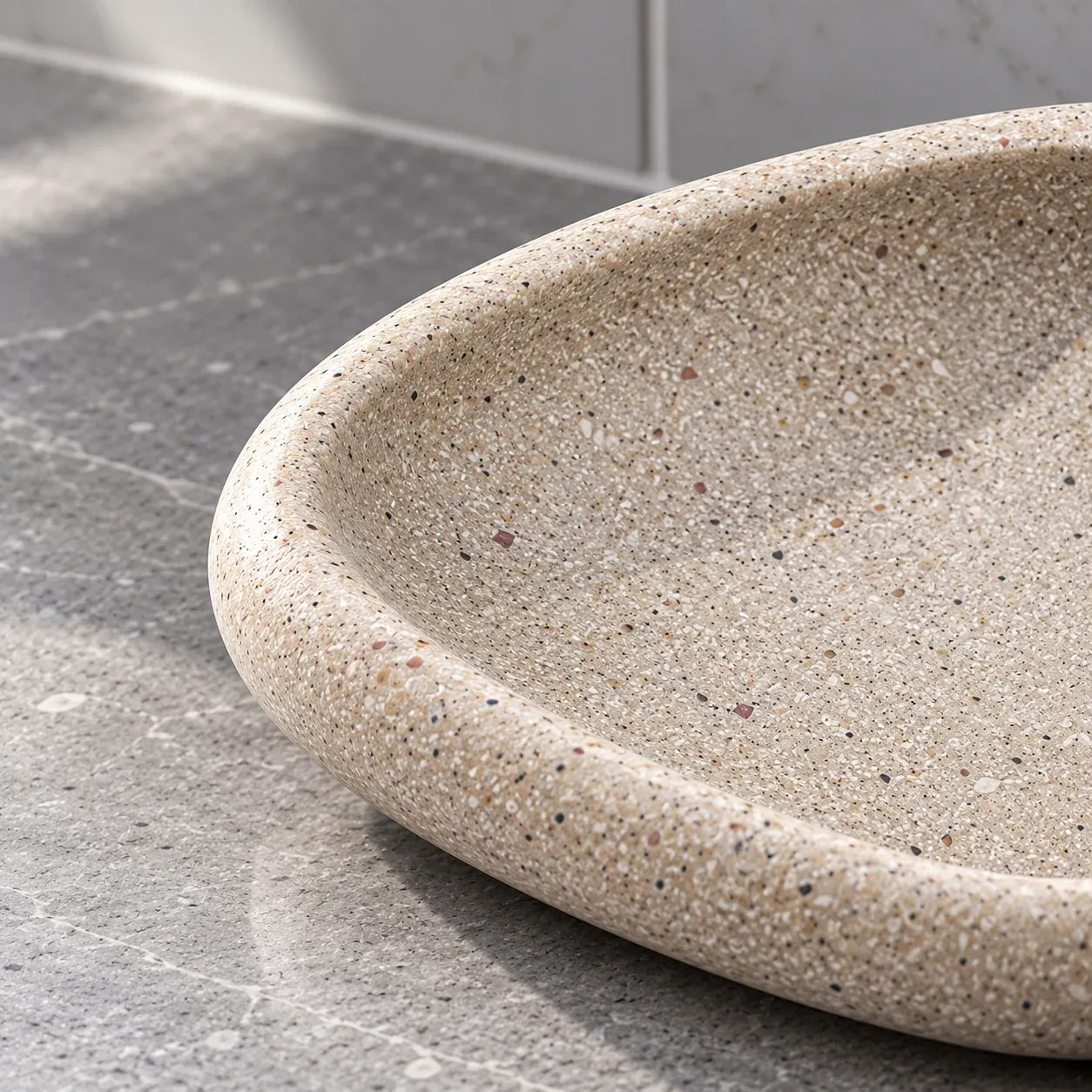 Dunlin Resin Bath Accessories: construction detail