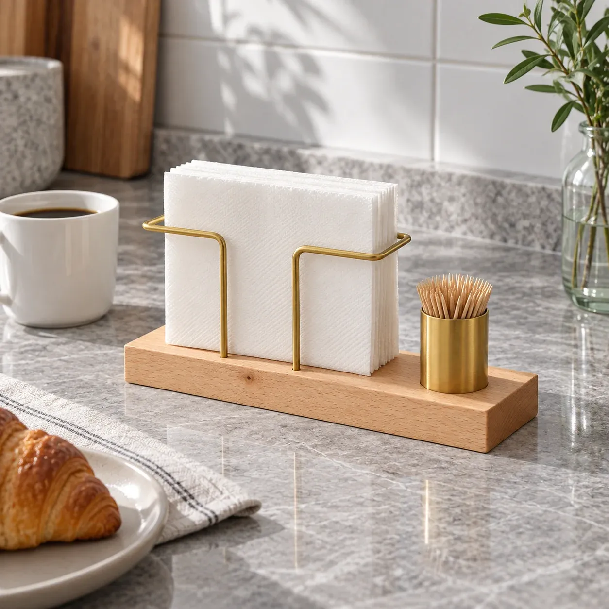 Elmhurst Napkin Organizer: product in use