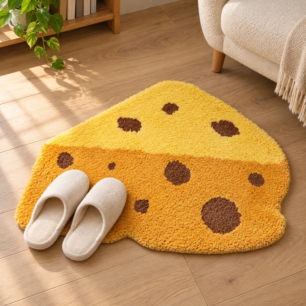 Kedleston Cheese Floor Mat — use
