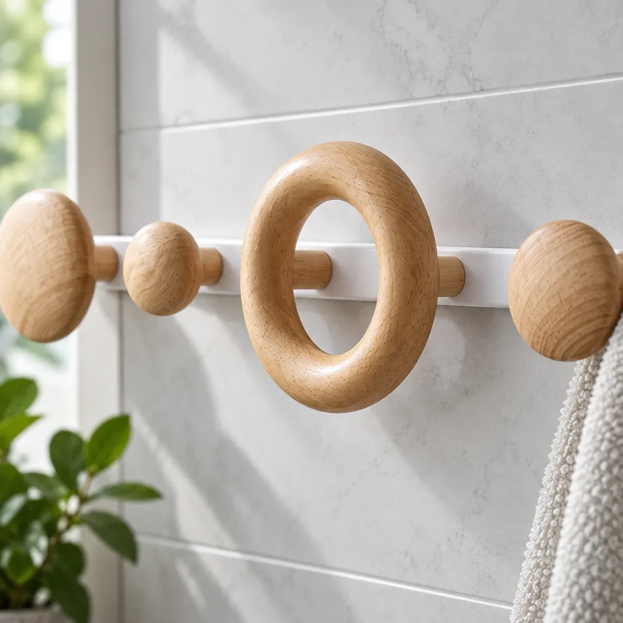 Calloway Dot Hook Rack detail view