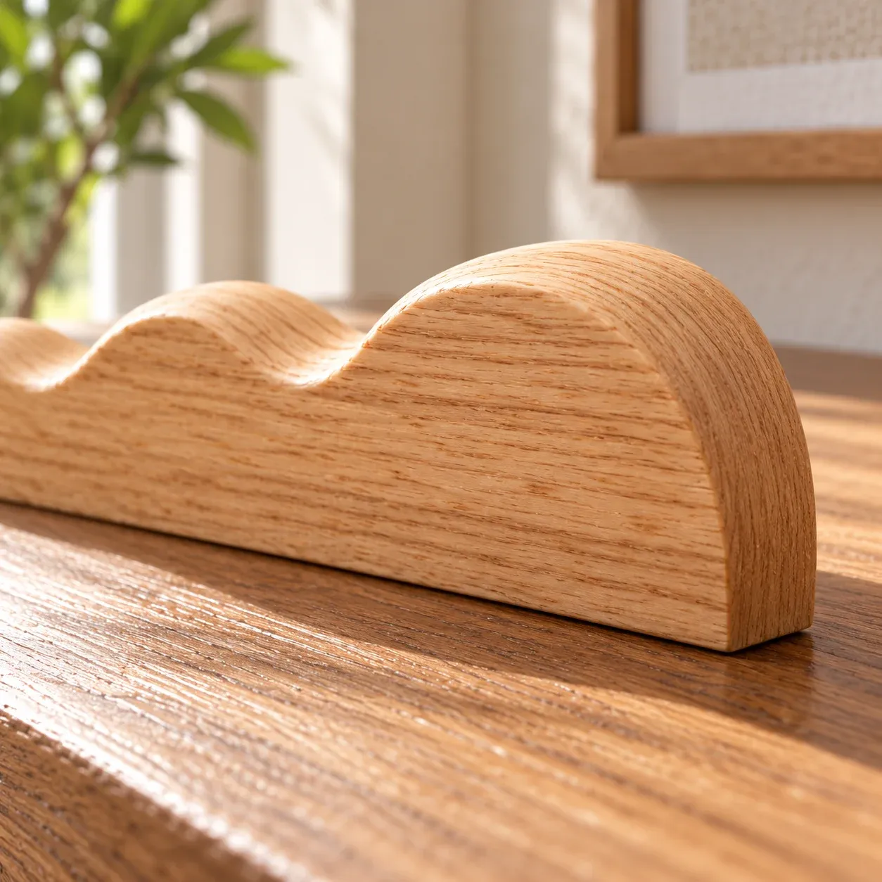 Auden Wood Cabinet Pull — detail