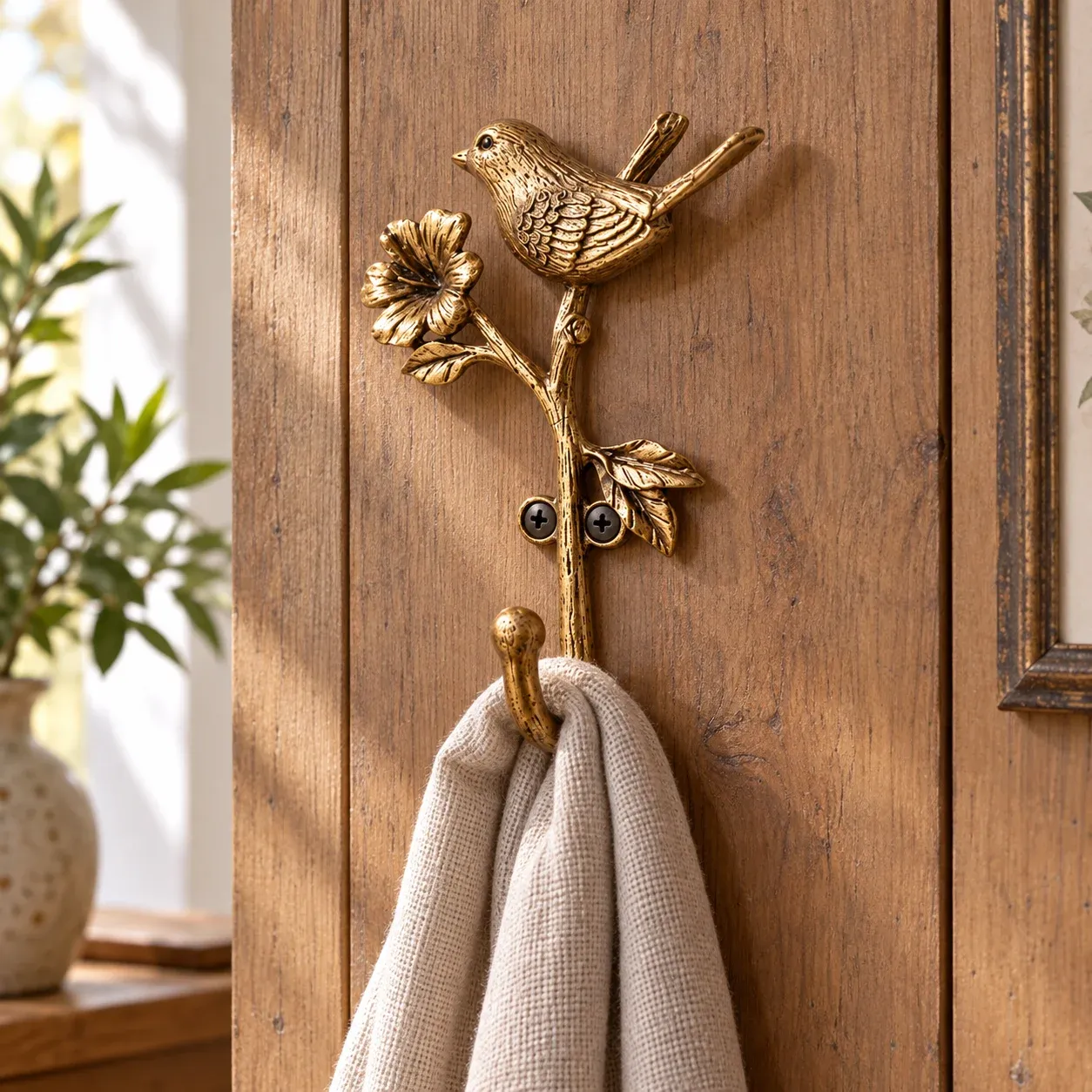 Glynde Bird Wall Hook — use