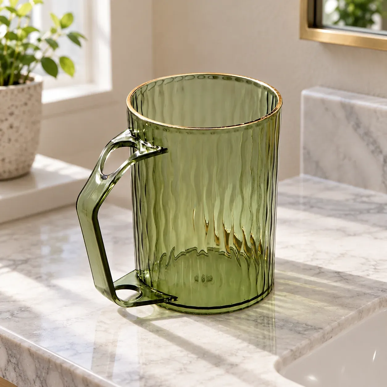 Elsen Ripple Toothbrush Holder — lead