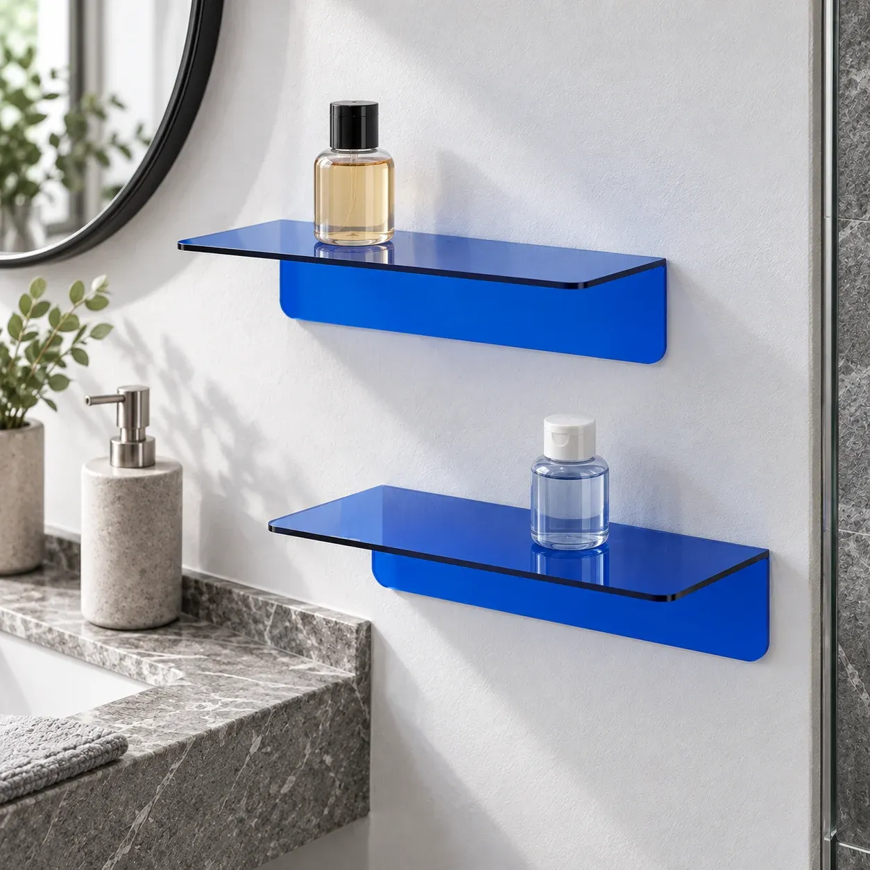 Prism Wall Shelves: product in use